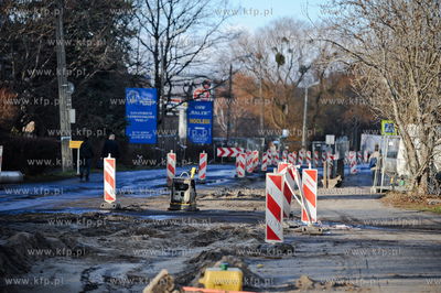 Sopotu. Remont instalacji wodociagowych na ulicy Bitwy...