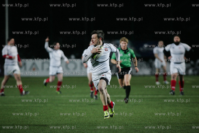 Gdynia. Narodowy Stadion Rugby. Mecz rugby dywizji...