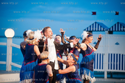 Gdynia, Orlowo. Spektakl pt. Slodkie Lata 20, 30......