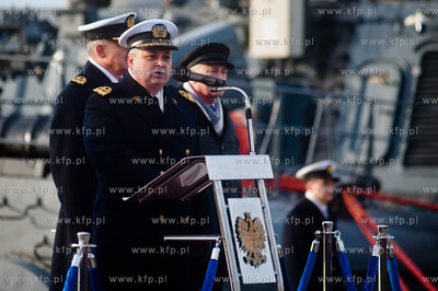 Port Wojenny w Gdyni. Ceremonia ostatniego opuszczenia...