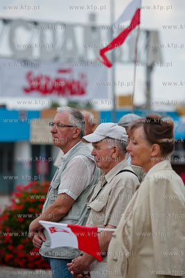 Gdansk. Plac Solidarnosci. Manifestacja z okazji Dnia...