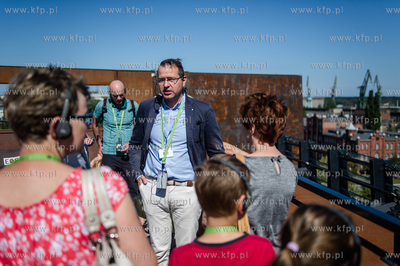 Gdansk. Swieto Historycznej sali BHP, znajdujacej sie...