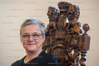 Gdansk. Wielka Sala Wety Ratusza Glownego Miasta. Uroczystosc...