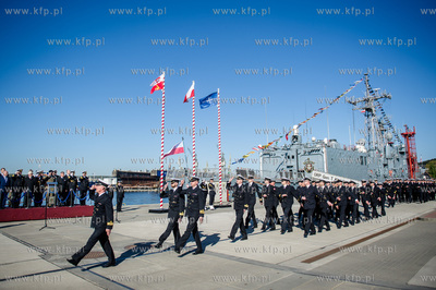Port Wojenny w Gdyni Oksywie. Uroczystosc objecia obowiazkow...
