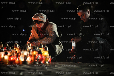 Wielki Piatek, na Placu Trzeciego Tysiaclecia w rocznice...