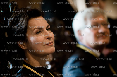 Gdansk. Ratusz Staromiejski. Wreczenie Medali Stolema...