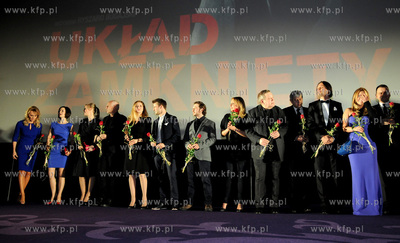 Warszawa, Zlote Tarasy. Premiera filmu Uklad Zamkniety...