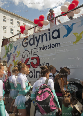 Gdynia wybrala plebiscyt na Miasto Wolnosci 25-lecia....