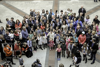 Zamek Gniew. Spotkanie Prezydenta Bronislawa Komorowskiego...