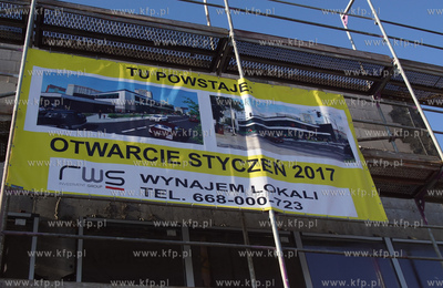 Gdańsk. Suchanino. Budowa nowego centrum handlowego...