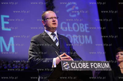 Gdansk, GLOBE FORUM 2009. Nz Prezydent Gdanska Pawel...
