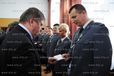 Gdansk, Komenda Wojewodzka Policji. Jerzy Miller, Minister...