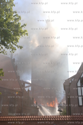 Pozar kosciola sw Katarzyny w Gdansku.
22.05.2006
Fot....
