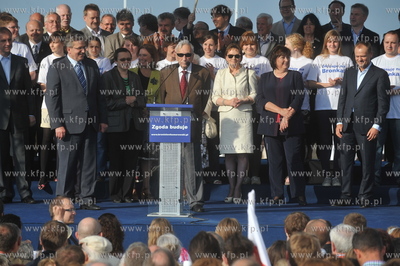 Zakonczenie kampanii wyborczej kandydata na urzad Prezydenta...