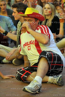 Gdansk. Fanzone - Strefa Kibica. Relacja meczu Mistrzostw...