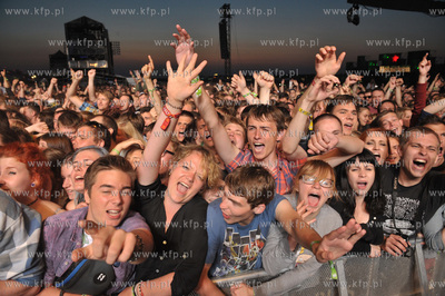 Heineken Open'er Festival w Gdyni.Publicznosc. 05.07.2013...