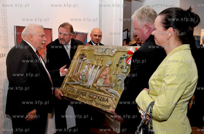 70 urodziny Lecha Walesy w oliwskim Palacu Opatow w...