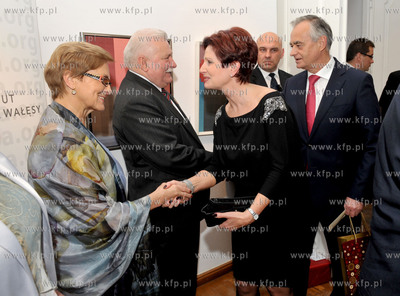 70 urodziny Lecha Walesy w oliwskim Palacu Opatow w...