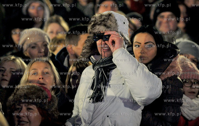 Sylwester POLSATEM na skwerze Kosciuszki w Gdyni. 31.12.2013...