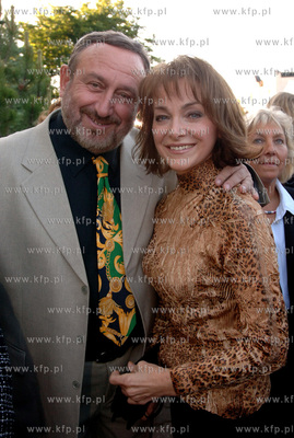 Imieniny u Danuty i Lecha Walesy. Wsrod gosci Tadeusz...