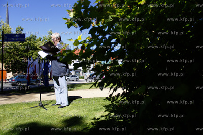 Sopot. Uroczystosc nadania nazwy Skwer Czesława Milosza...