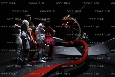 Scena Kameralna Teatru Wybrzeże w Sopocie. Próba...