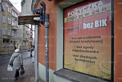 Sopot. Al. Niepodleglosci. Siedziba  Kredyty Chwilowki.
18.02.2013
fot....