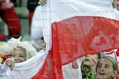 Gdansk. PGE Arena. Mecz towarzyski Polska- Dania. Nz....