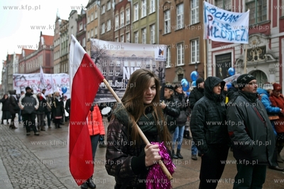 Demonstracja w obronie Pałacu Młodzieży w Gdańsku.
31.01.2015
fot....