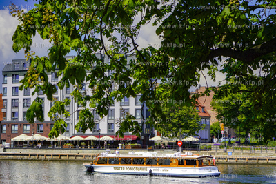 Statek wycieczkowy na Motławie w Gdańsku. 11.06.2021...
