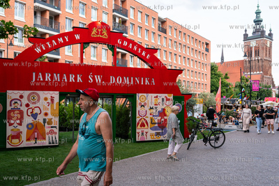 Gdańsk. ul. Rajska. 763. Jarmark św. Dominika. 24.07.2023...