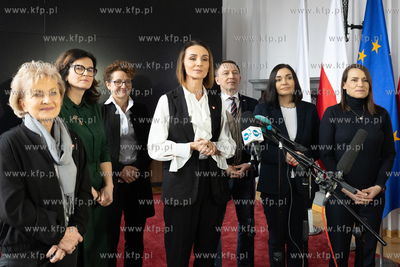 Konferencja powitalna nowej Wojewody Pomorskiej. Nz....