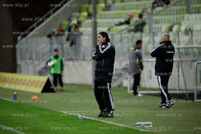 Gdansk. PGE Arena. Mecz towarzyski Lechia Gdansk vs...