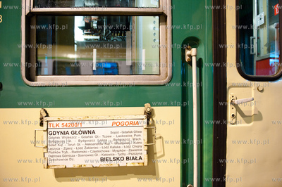 Gdansk. Zabianka. Interwencja policji w pociagu Inter...