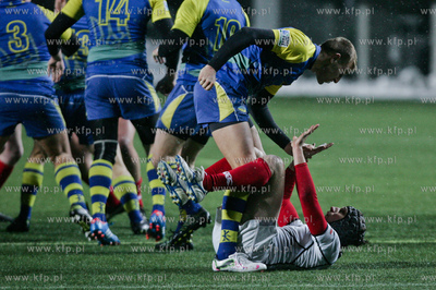 Gdynia. Narodowy Stadion Rugby. Mecz rugby dywizji...