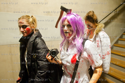 Gdansk. Przygotowane z okazji halloween, nocne zwiedzanie...