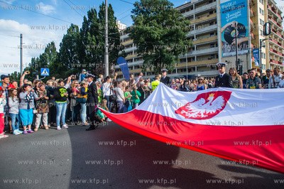 Gdynia. Operacja Zagle Gdyni 2014.
Nz parada uliczna...