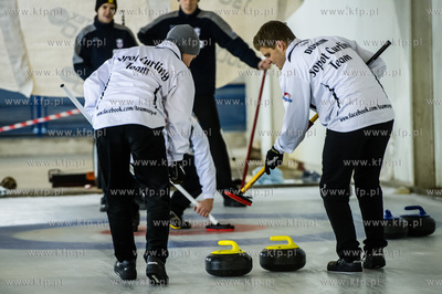 Gdansk. Hala Oliwia. Tor Curlingowy. Mecz 5 kolejki...