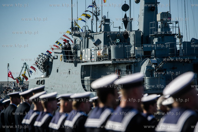 Port Wojenny w Gdyni Oksywie. Uroczystosc objecia obowiazkow...