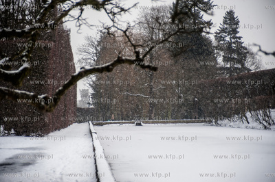 Gdańsk. Niedzielny, mroźny i śnieżny spacer po...