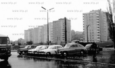 Gdynia parking przed Prezydium Miejskiej Rady Narodowej...