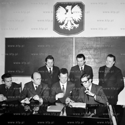 Podpisanie porozumienia pomiedzy Zarządem Oddziału...