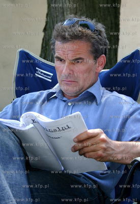 Ekipa filmowa Kryminalnych realizuje na Wybrzezu zdjecia...