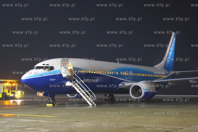 Gdansk , Rebiechowo Nz.Boeing 737-8AS Ryanair w malowaniu...