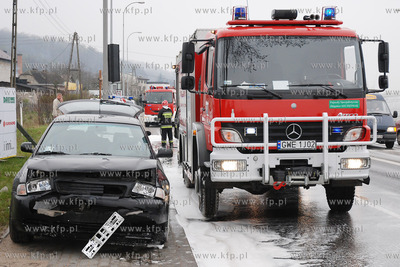 Rumia. Droga Krajowa nr 6. Ok. godz. 8. rano na wysokosci...