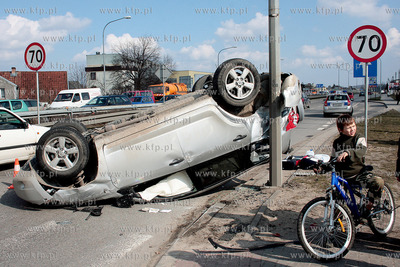Wejherowo. Groznie wygladajacy wypadek drogowy na drodze...