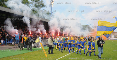 Stadion GOSiR w Gdyni. Mecz o Mistrzostwo Polski w...