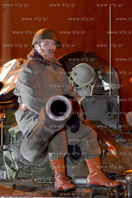 Plan zdjeciowy filmu o masakrze robotnikow na Wybrzezu...