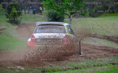 Linia. Odcinek specjalny  6-go Rajdu Lotos Baltic Cup.
W...