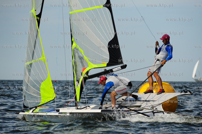 Gdynia. Probny wyscig Mistrzostw Europy w klasie 49'er.
04.07.2010
fot....